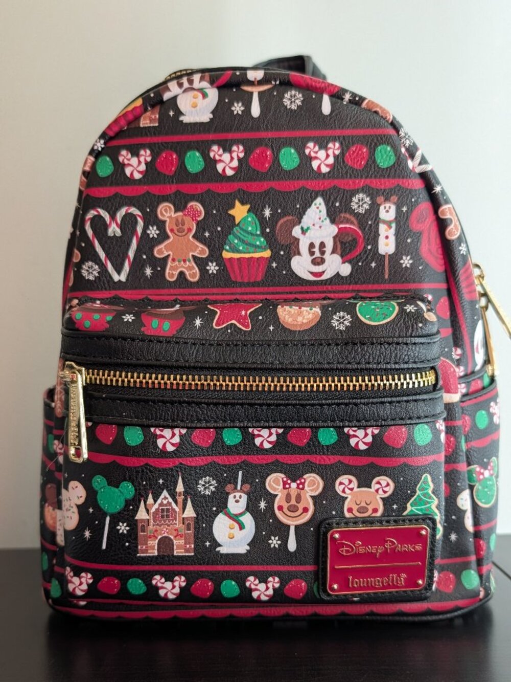 Disney Parks Christmas Holiday Food Icons Snack Mini Loungefly Backpack 2019